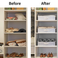 Kotak Penyimpanan Lipat Cantik dan Elegan untuk Pakaian, Buku, Mainan, Camilan, Perhiasan, Peralatan, Perlengkapan, Pembersih - Tas Organizer Modern