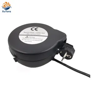 2023 hot sales 13-16A industrial retractable power cord reel for small appliances
