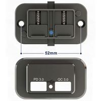Prise USB 12V robuste avec panneau de prise de montage marin universel pour voiture QC3.0 & PD3.0 à charge rapide