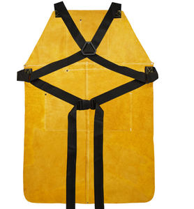 Delantal de piel de vaca resistente para cocina, delantal ajustable para soldar, con logotipo personalizado - Product Image 6