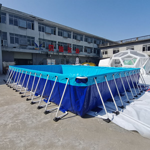 Piscines hors sol en acier métallique sur mesure pour adultes et enfants, <span class=keywords><strong>piscine</strong></span> portable en bâche PVC, Guangzhou Barry Inflatable - Product Image 4