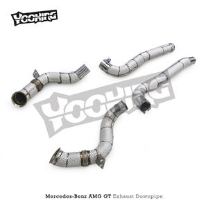 Werks-Auspuffkrümmer-Fallrohr für Mercedes-Benz AMG GT/GTS 4.0T 2014-2023 SS304 Free Flow DownPipe-Abgasanlage - Product Image 5