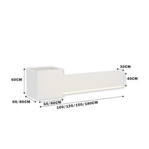 Plateaux de pots de fleurs modernes en métal Boîtes de <span class=keywords><strong>jardinière</strong></span> de <span class=keywords><strong>terrasse</strong></span> fonctionnelles avec lumière <span class=keywords><strong>pour</strong></span> décoration de jardin intérieur/extérieur - Product Image 2