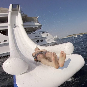 Toboggan aquatique gonflable flottant hermétique en PVC, conception personnalisée pour parc aquatique et fête en extérieur - Product Image 5