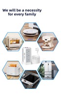 Regleta de Enchufes Vertical Estándar del Reino Unido con Interruptores Individuales, 3250W de Alta Potencia, Material Ignífugo, Multifunción, 110V