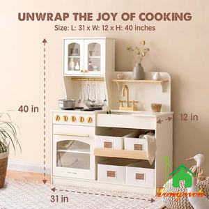 Yeni bebek ahşap simülasyon rol oynamak oyna mutfak seti oyuncak erken eğitim oyuncaklar hediye çocuklar için - Product Image 6