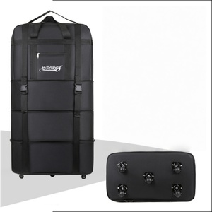 <b>Foldable</b> Wheeled Air Travel Cabin Size Large Capacity Lightweight Water-resistant Outdoor <b>Trolley</b> Luggage - Product Image 1