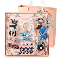 Fancy Day offre spéciale coffret cadeau mode ensemble d'accessoires pour cheveux ensemble cadeau 28 pièces accessoires pour cheveux fantaisie