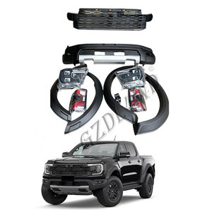 อุปกรณ์ตกแต่งภายนอกรถยนต์ชุดแต่งรอบคันสําหรับ Ranger T9 XL/ <span class=keywords><strong>XLS</strong></span> อัพเกรดเป็นกระจังหน้า Raptor กันชนหน้าบังโคลนไฟหน้าไฟท้าย - Product Image 3