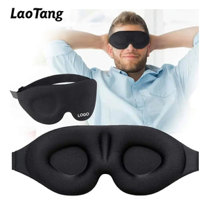 Masque <span class=keywords><strong>de</strong></span> sommeil 3D OEM à marque privée, en tissu respirant, avec sangle réglable, pour un sommeil confortable - Product Image 1
