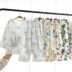 Kinder pyjamas Sets xxx Jungen und Mädchen Kleidung Baumwoll pyjamas Kinder Nachtwäsche 2 Stück Anzug Cartoon 2021 Sommer Homewear