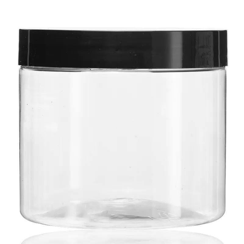 Im Angebot 400g Kosmetik Kunststoff Transparent glas Hautpflege Creme Glas mit Deckel PET Behälter