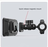 Navigator GPS Sepeda Motor 6 inci dengan Braket Anti-Pencurian Lepas-Pasang Cepat |   Wireless CarPlay & Android Auto |   Tahan Air IP67