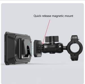 Navigateur GPS pour moto de 6 pouces avec support antivol à dégagement rapide |   CarPlay et <span class=keywords><strong>Android</strong></span> <span class=keywords><strong>Auto</strong></span> sans fil |   Étanche IP67 - Product Image 5