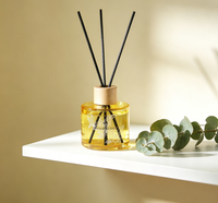 Coffret Cadeau Bougies Parfumées Osmanthus Style Chinois Diffuseur d'Arômes Sans Flamme pour Intérieur Parfum de Voiture Premium Saint-Valentin Pâques