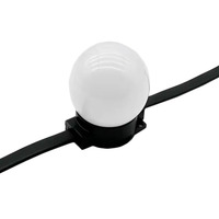 Ampoule LED 3D personnalisée IP68, 24V DMX512, RVB adressable, source de lumière ponctuelle de 50 mm pour l'éclairage paysager