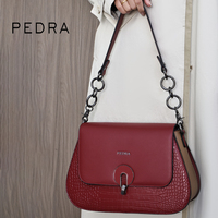 Sacs à bandoulière en cuir PU PEDRA Fashion pour femmes, sacs à main, sacs à bandoulière, nouveau style, vente en gros