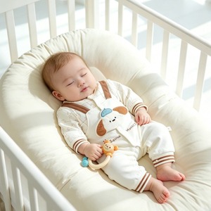 Mono <span class=keywords><strong>de</strong></span> bebé con cuello y estampado <span class=keywords><strong>de</strong></span> perro para primavera y otoño, <span class=keywords><strong>de</strong></span> punto <span class=keywords><strong>de</strong></span> algodón suave con estampado <span class=keywords><strong>de</strong></span> dibujos animados, para recién nacidos <span class=keywords><strong>de</strong></span> 0 a 5 años, ropa <span class=keywords><strong>de</strong></span> bebé. - Product Image 1