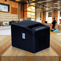 Printer Thermal USB 80mm untuk Grosir, Kecepatan Tinggi 200mm/s & 203DPI, Tersedia untuk Sistem POS di Supermarket
