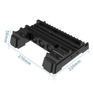 Cooling Storage Dual Charger Dual Controller Charger Charging Station Multifunctional Cooling <strong>Stand</strong> for <strong>Ps4</strong> Slim or for <strong>Ps4</strong> Pro - Product Image 5