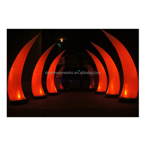 2023 nóng Bán bơm hơi khổng lồ ánh sáng nón, <span class=keywords><strong>Inflatable</strong></span> dẫn nón, <span class=keywords><strong>Inflatable</strong></span> ngà cho trang trí - Product Image 3