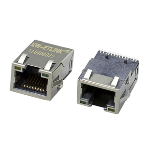 Gigabit 5G 10G <span class=keywords><strong>Jack</strong></span> Rj45 Connecteur Femelle Led 8PIN POE + Ethernet Connecteur Rj45 POE Cat5 Cat6 Cat5e Cat6e Rj45 <span class=keywords><strong>Jack</strong></span> Modulaire - Product Image 1