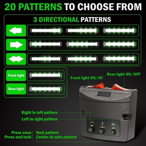 Barre lumineuse de toit à profil bas de 53 pouces avec 260 LED - Balise de signalisation d'urgence à haute intensité clignotante <span class=keywords><strong>OLIVER</strong></span> Adaptation Neige - Product Image 4