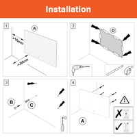 Radiateur infrarouge électrique avec panneau chauffant, appareil de chauffage à infrarouge, pour la maison et le bureau