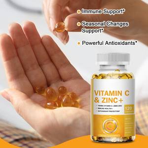 Vitamin C dengan Zinc <span class=keywords><strong>Softgel</strong></span> Label Pribadi Laris Manis untuk Kesehatan Imun Dewasa <span class=keywords><strong>Multivitamin</strong></span> Kapsul Lunak - Product Image 5