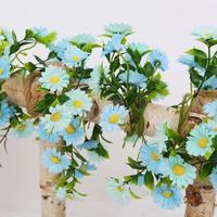 Grensoverschrijdende simulatie Gerbera wingerd Eucalyptus groen zijde kunstbloemen wingerd decoratie airconditioning Daisy cover