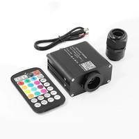 Moteur de plafond étoile lumineuse à fibre optique 16W RGBW avec contrôle APP