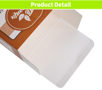 Caja de Té Negra Personalizada con Barniz Brillante, Papel Blanco Limpio, ODM, CMYK, Caja con Cierre de Solapa, 20/25 Paquetes, Máquina Envasadora de T