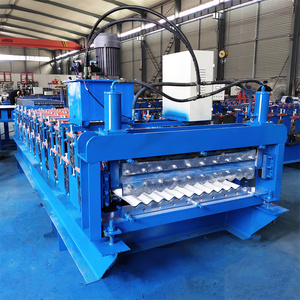 Corrugated Roof Wall Panel Forming Machine Colored Steel <b>Tile</b> Metal Roofing <b>Sheet</b> Roll Forming Machine - Product Image 3