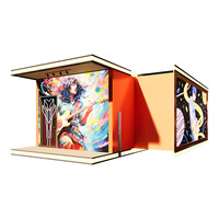 KTV portable moderne, maison préfabriquée de luxe en conteneur, mini-bar musical mobile modulaire, motif géométrique personnalisable