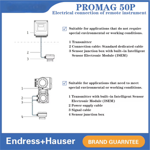 OBM OEM endress + hauser 50p4h 53p4h dn400 4-20mA vệ sinh điện từ đo lưu lượng cho hóa chất thực phẩm nước dược phẩm - Product Image 6