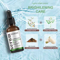Sérum original de marque privée à l'extrait de réglisse apaisant éclaircissant et équilibrant le pH pour le visage