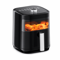 Four à Friture Sans Huile 15 Litres avec Contrôle Numérique Intelligent, Cuisson Saine, Panier Antiadhésif pour Cuisine Domestique et Pâtisserie