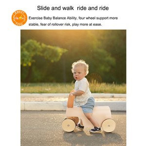 Coche de equilibrio de madera de alta calidad para niños, coche de torsión sin pedal, andador para bebés - Product Image 3