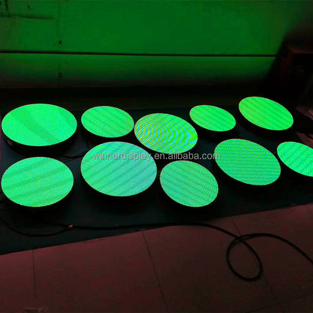 Creative Spherical Shape Indoor Round Led Display Panels P2 P2.5 P3 P4 P5 Circular LED Screen Round Led Display Modules Custom