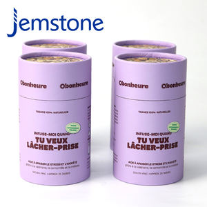 Emballage de cylindre de thé de qualité alimentaire personnalisé pour boîte de tube rond de thé Tube de papier kraft personnalisé Tube rond - Product Image 2