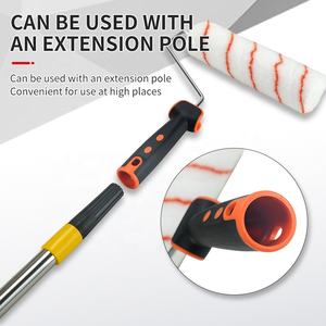 Juego de 4 Herramientas Manuales <span class=keywords><strong>para</strong></span> Construcción, Rodillo de Pintura de 9 Pulgadas <span class=keywords><strong>para</strong></span> Pared, Varillas Telescópicas <span class=keywords><strong>Extensibles</strong></span> - Product Image 6