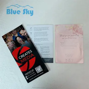כחול שמיים מספר אחד עלון מותאם אישית זול חוברת אחת גיליון הדפסת בתפזורת הדפסה של A4 נייר עלונים/הדפסת שירות