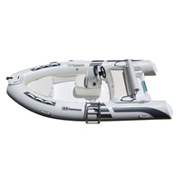 Bateau pneumatique semi-rigide RIB 430C en PVC, livraison directe d'usine avec accessoires au choix
