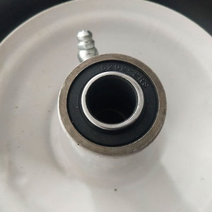 10-Inch Spoke Carbon Steel PU Foam Rubber <strong>Mecanum</strong> <strong>Wheel</strong> with Wear-Resistant and Pressure-Resistant Bearing Outer Tire Caster - Product Image 5