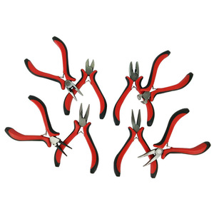 Dongzhe Mini <b>Pliers</b> Set Stainless Steel 50mm For Diy Jewelry Making Mixed Shapes Pointed Mouth Wire Cutting <b>Pliers</b> - Product Image 2