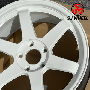SJ Hot Sale Multi-Spoke Five- Spoke Design Forged <strong>Wheels</strong> Gloss <strong>White</strong> Custom Rims for Passenger Cars for Luxury Cars - Product Image 3