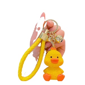 Wholesale Colorful Mini Cute Plastic Key Rings Pendant With Logo Custom PVC Vinyl Keychain Toy Promotional Gifts