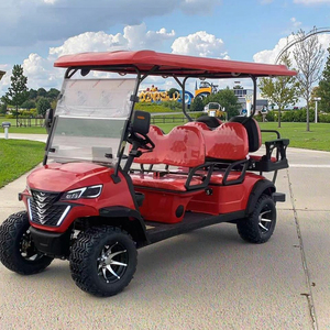 5KW <span class=keywords><strong>รถ</strong></span>กอล์ฟ6-Seater ไฟฟ้าออฟโรดกระจกหน้า<span class=keywords><strong>รถ</strong></span><span class=keywords><strong>พับ</strong></span>ได้สำหรับทัวร์สวนสนุกหรือรถทัวร์ไฟฟ้า - Product Image 1