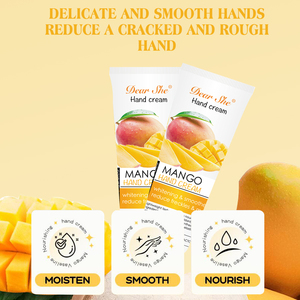 <span class=keywords><strong>Crema</strong></span> de manos para el cuidado de Dear She 24H, nuevo diseño, hidratante, vitaminas de mango, blanqueamiento de frutas naturales, suaviza las pecas, reduce la humedad - Product Image 3
