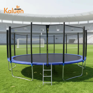 Vente en gros de trampolines ronds d'extérieur et d'intérieur de 6, 8, 10, 12, 13, 14, 15 et 16 pieds pour adultes et enfants avec <span class=keywords><strong>filet</strong></span> de sécurité - Product Image 1